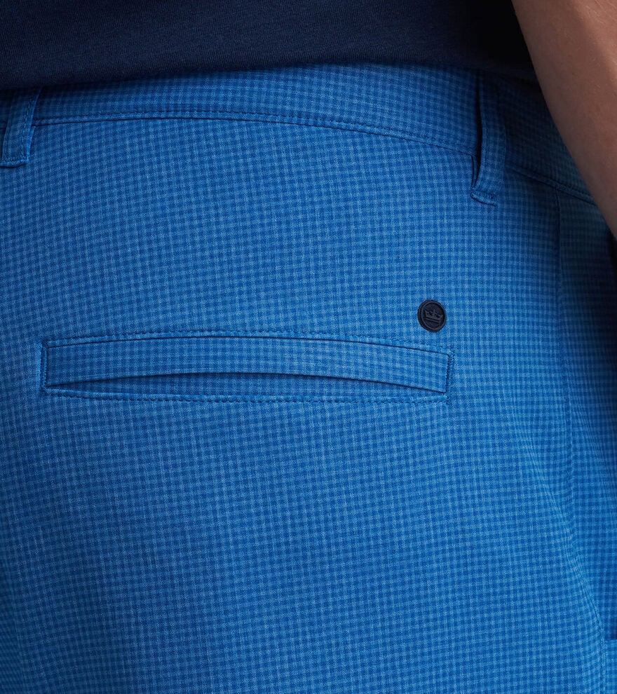 Shackleford Gingham Short Blue
