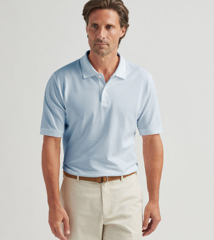Sunrise Pique Polo Blue
