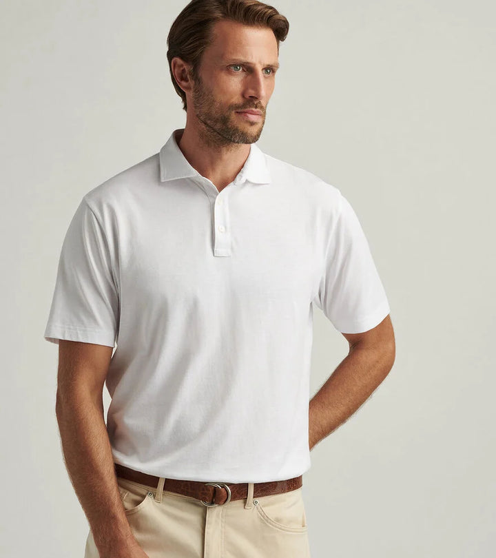 Crown Comfort Polo White