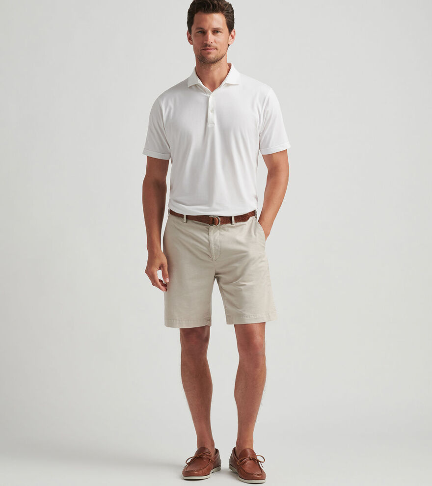 Peter Millar Somerset Flat-Front Short Sand