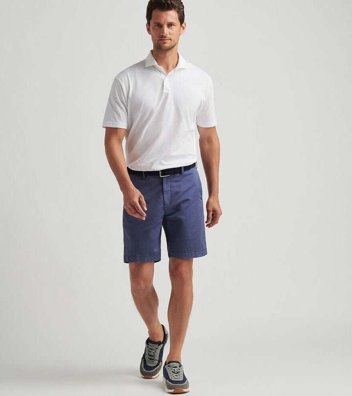 Peter Millar Somerset Flat-Front Short Navy