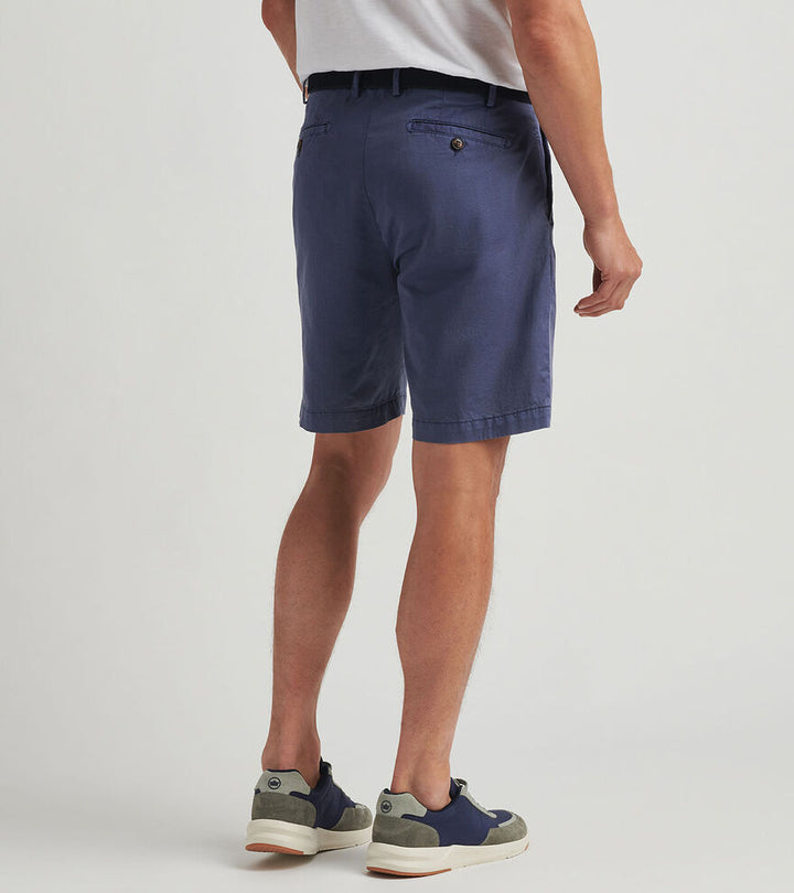 Peter Millar Somerset Flat-Front Short Navy