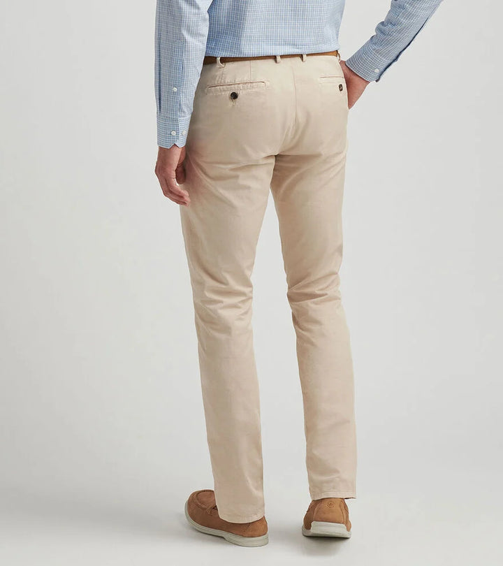 Peter Millar Somerset Flat-Front Pant Sand