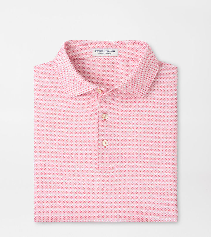 Peter Millar Medina Performance Jersey Polo Chili Red