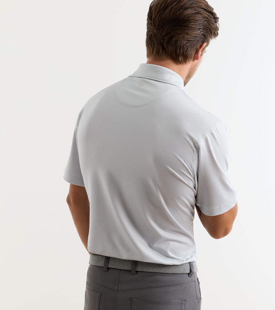 Phoenix Perf Polo - Wht/Gale Grey