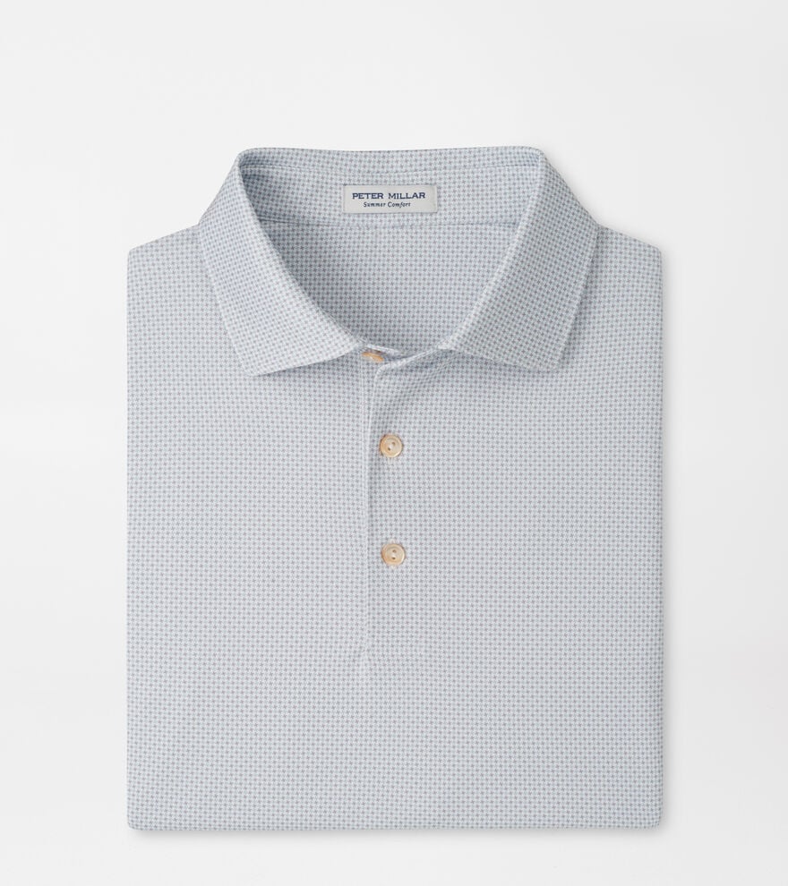 Phoenix Perf Polo - Wht/Gale Grey