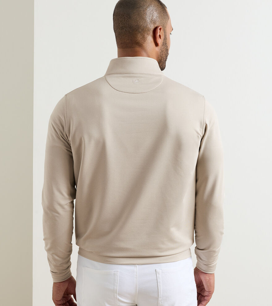 Perth Mélange 1/4 Zip - Biscuit