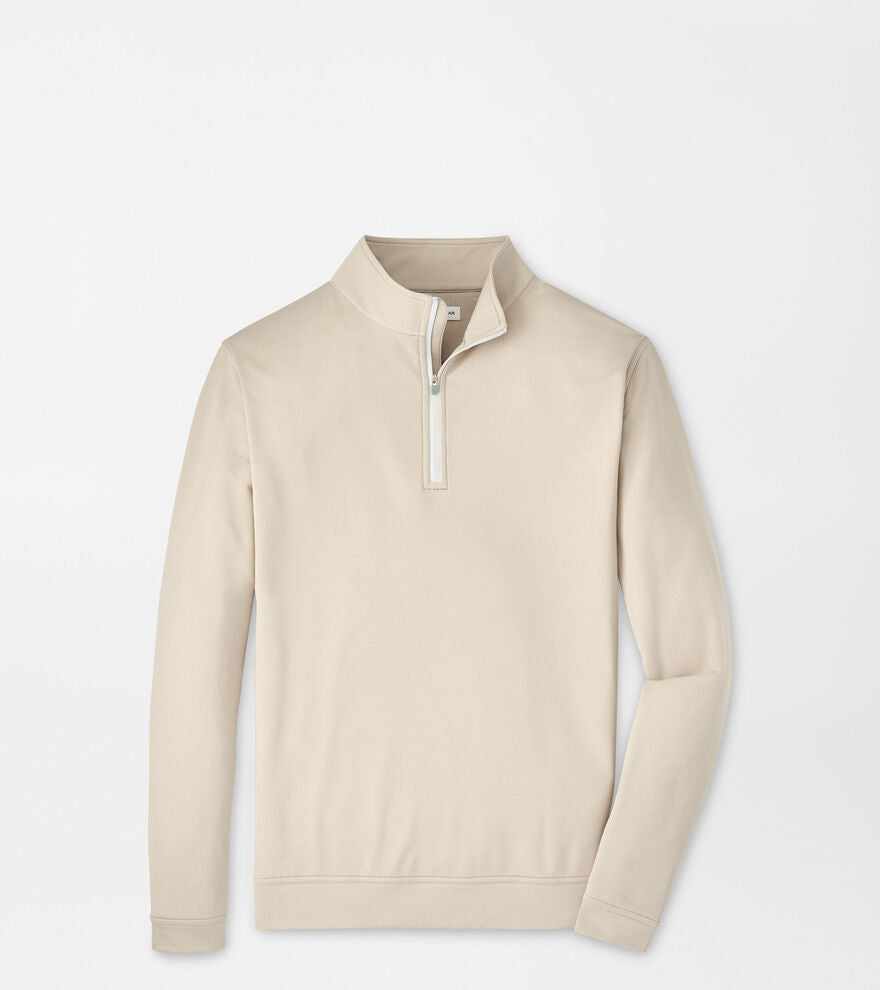 Perth Mélange 1/4 Zip - Biscuit