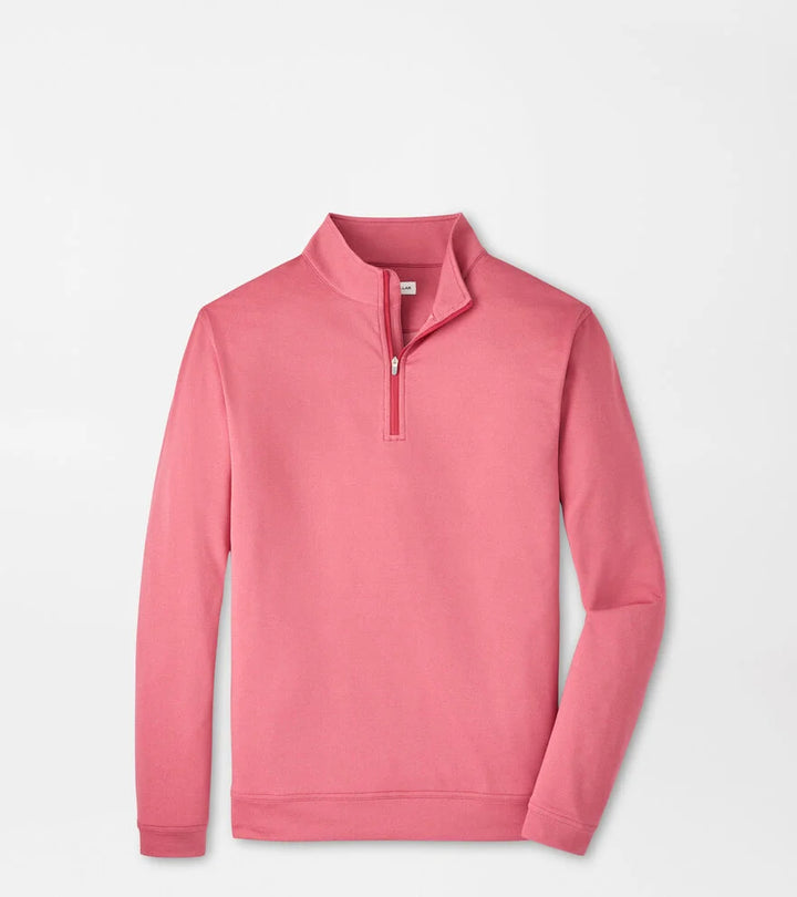 Perth Mélange 1/4 Zip - Chili Red