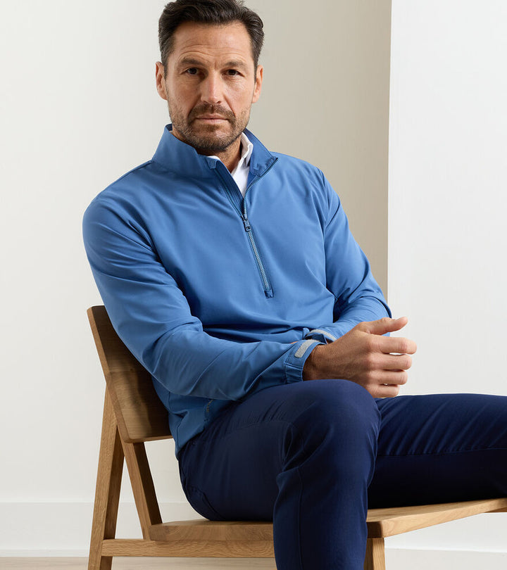 Dunes Half Zip - Windsor Blue