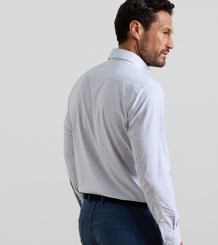 Rommel Performance Twill Sportshirt Cloudy Blue
