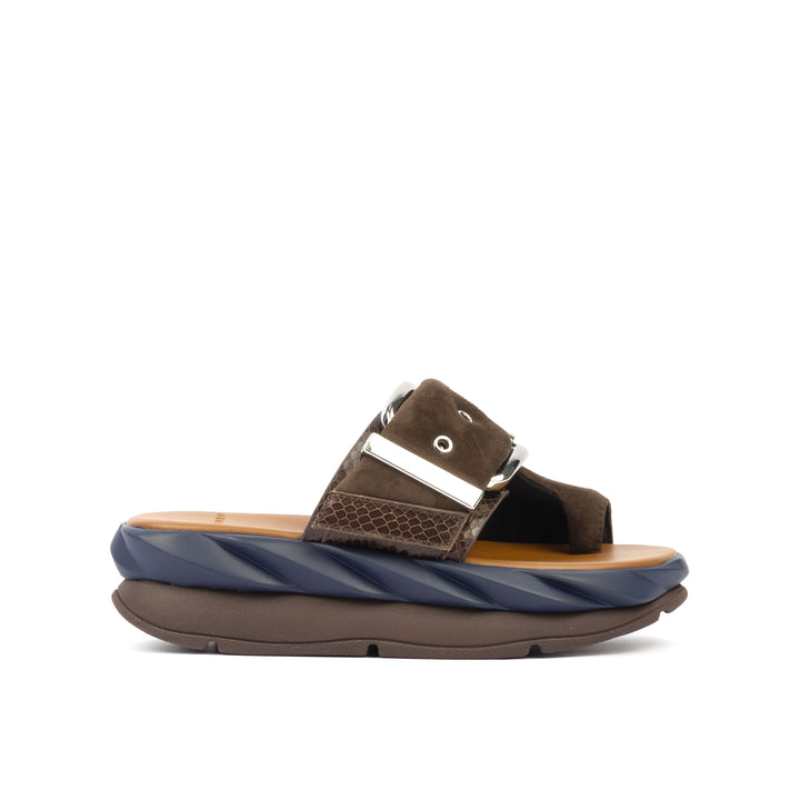 Mellow Glow Sandal in Choco