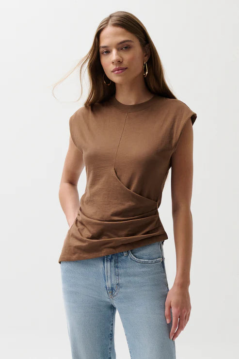 Nya Draped Tee in Java