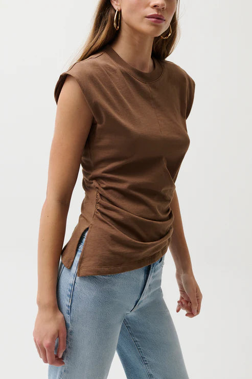 Nya Draped Tee in Java