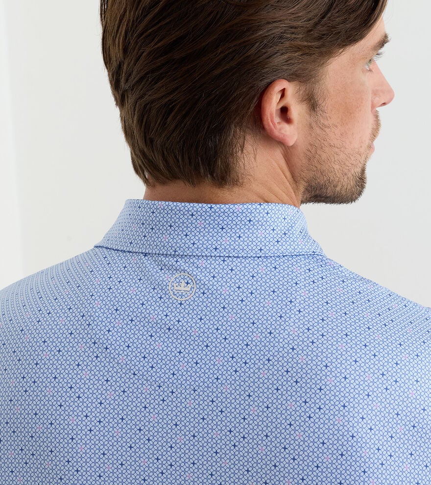 Peter Millar Barrier Polo Stream Blue