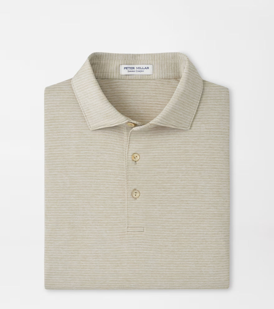 Peter Millar Highlands Perf Polo Biscuit
