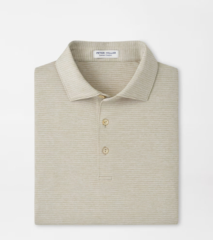 Peter Millar Highlands Perf Polo Biscuit