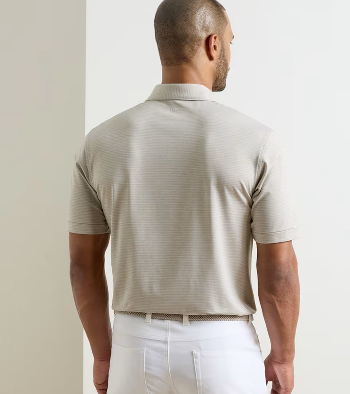 Peter Millar Highlands Perf Polo Biscuit