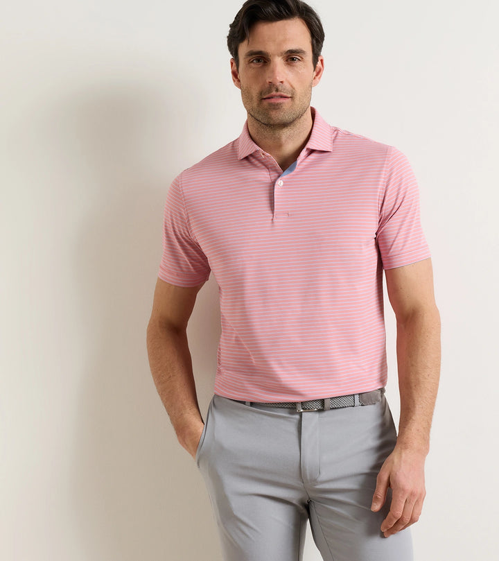 Peter Millar Keynote Perf Polo Melrose Pink