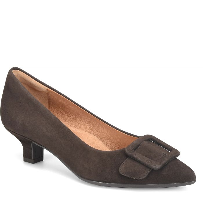 Sadie Kitten Heel - Chocolate