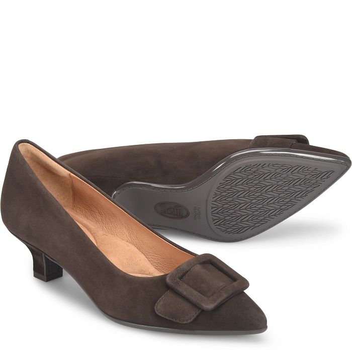 Sadie Kitten Heel - Chocolate