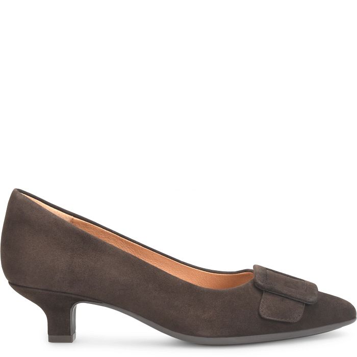 Sadie Kitten Heel - Chocolate