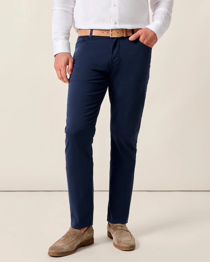 Carmel Sateen 5-Pocket Pant Navy