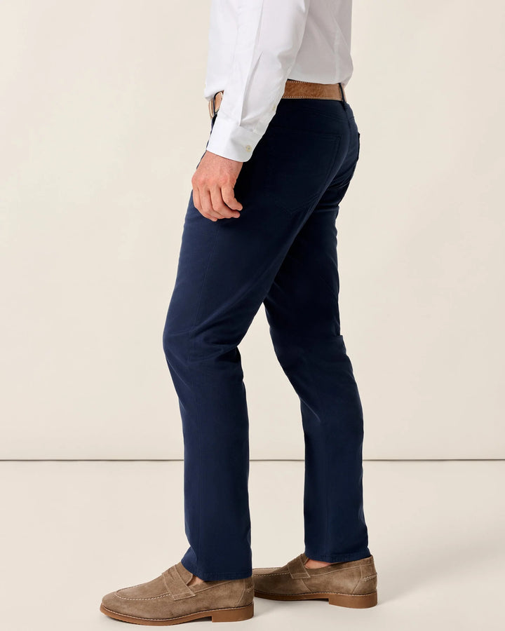 Carmel Sateen 5-Pocket Pant Navy