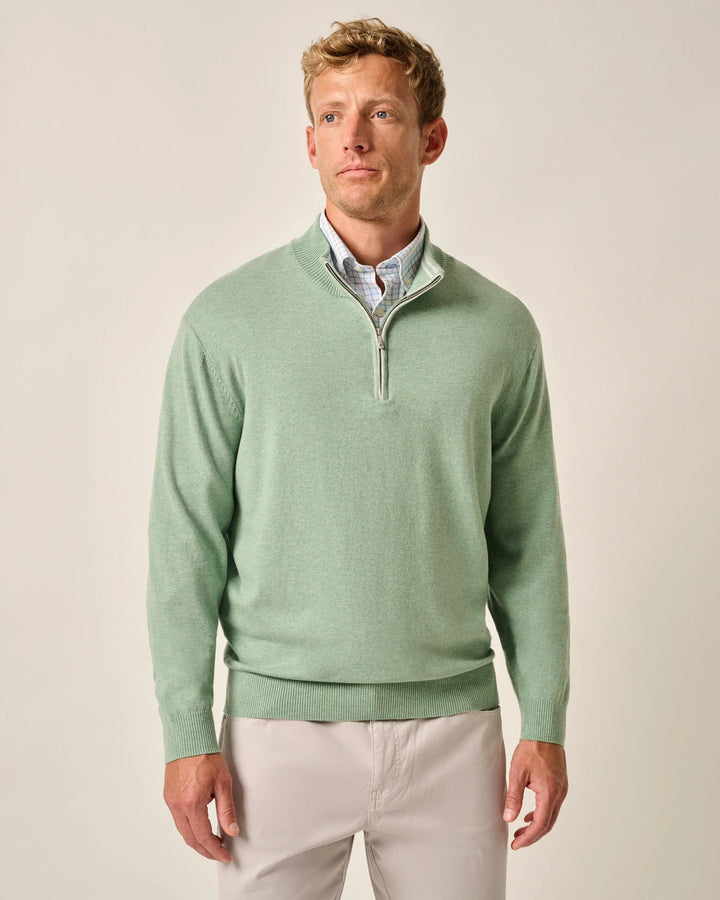 Desmond 1/4 Zip Green