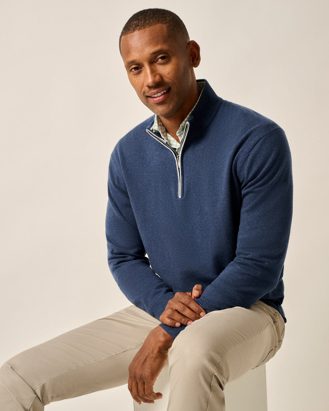 Desmond 1/4 Zip Navy