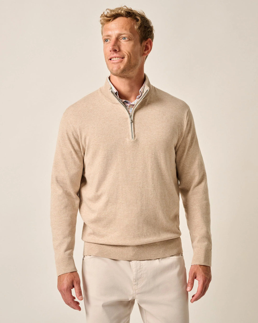 Desmond 1/4 Zip Sand