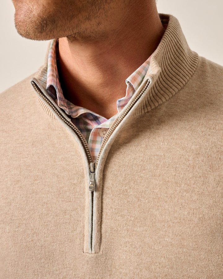 Desmond 1/4 Zip Sand