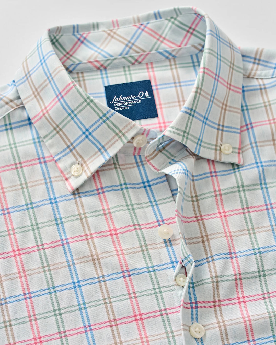 Bingham Perf Button Down - Gulf Blue