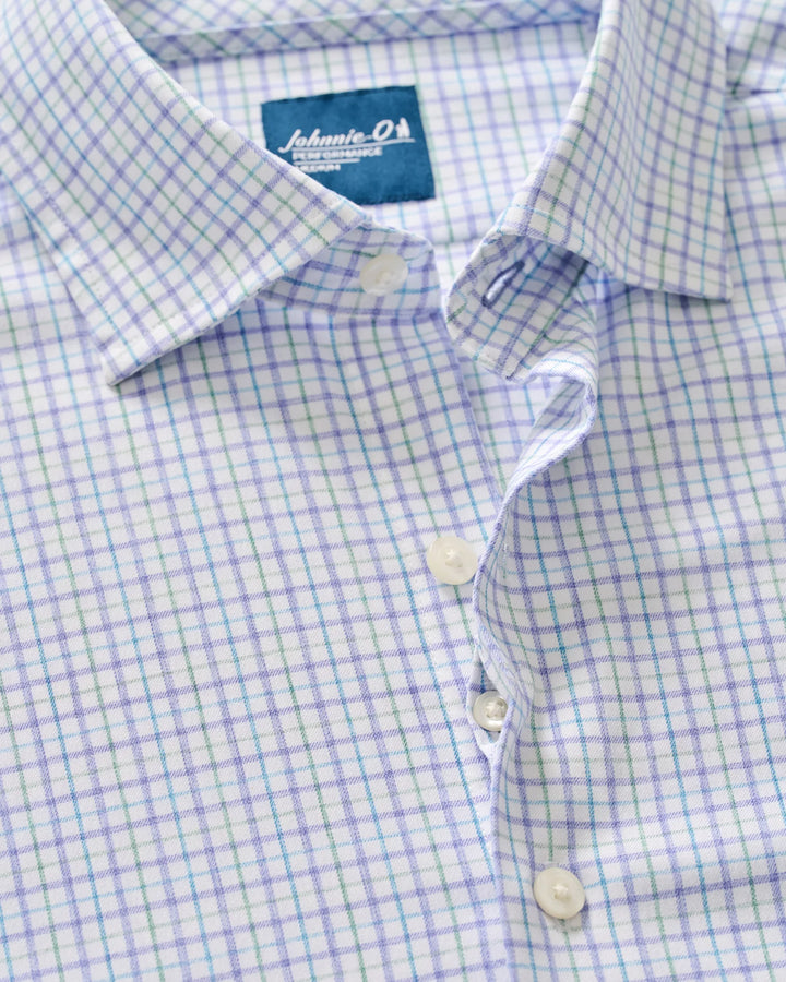 Briney Perf Button Down - Thistle