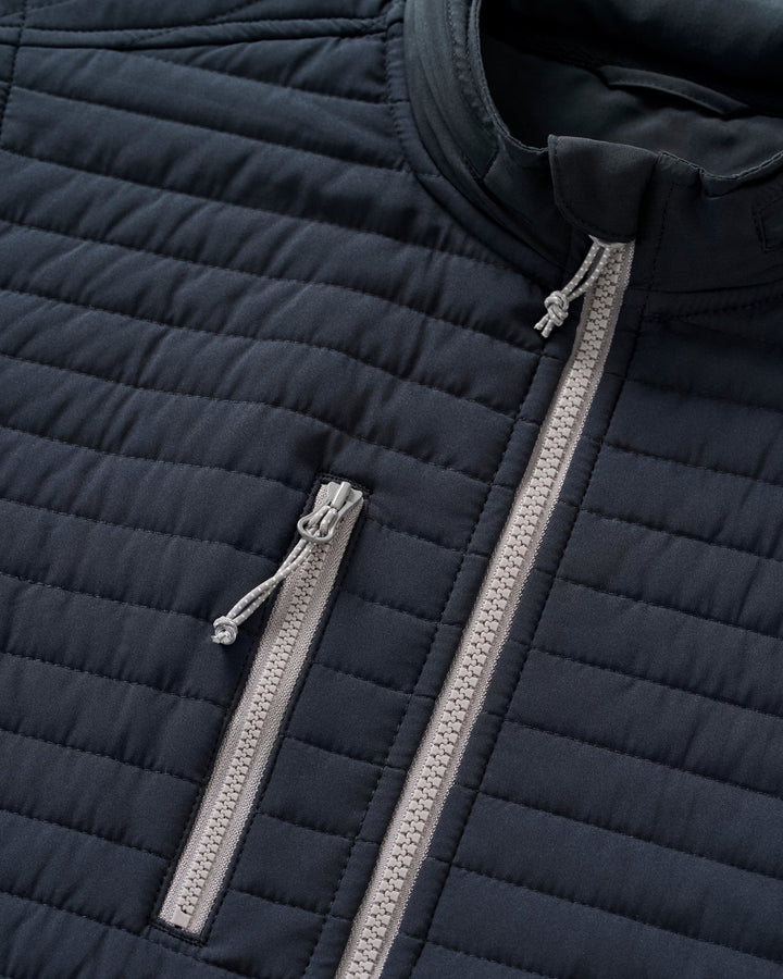 Crosswind Quilted Perf - Black
