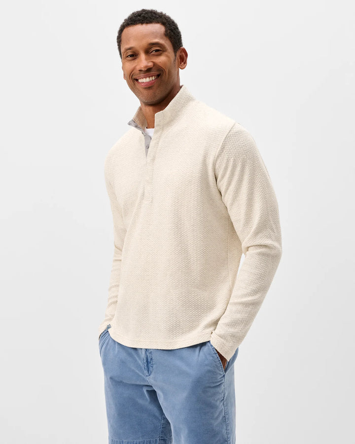 Johnnie-O Ransel Knitted Pullover Cream