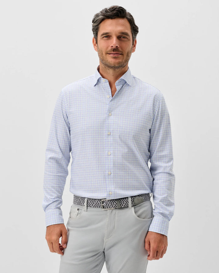 Briney Perf Button Down - Thistle