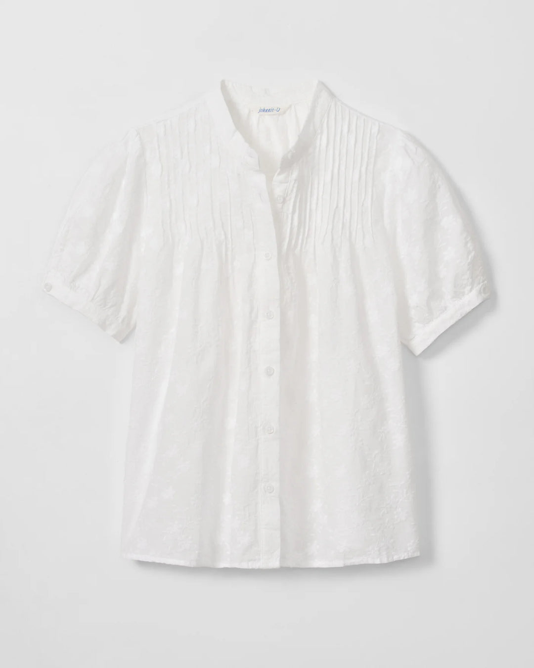 Rosie Pintuck Cotton Blouse