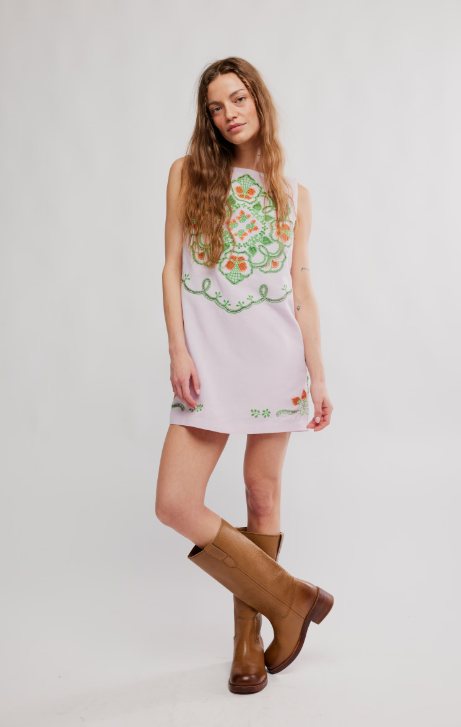 Electric Garden Mini Dress