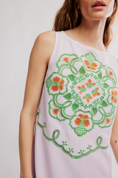 Electric Garden Mini Dress
