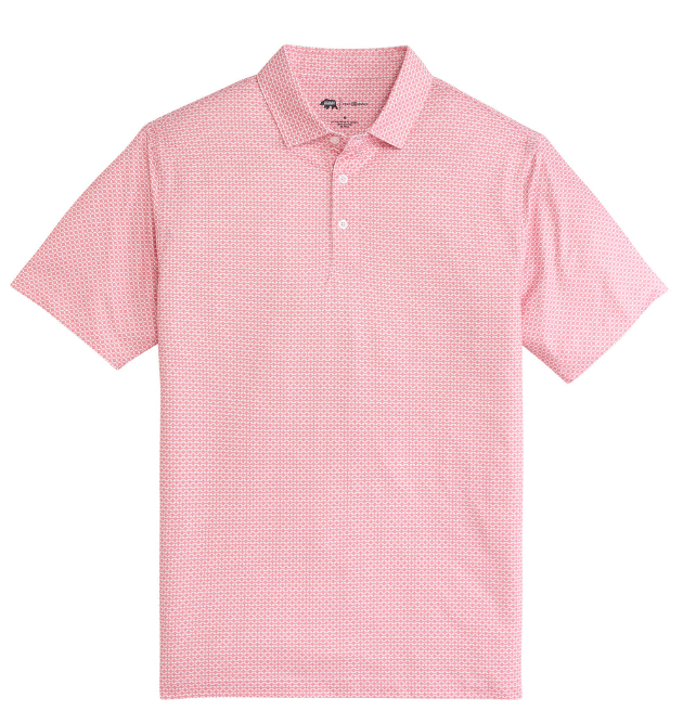 Barb Perf Polo - Sea Pink
