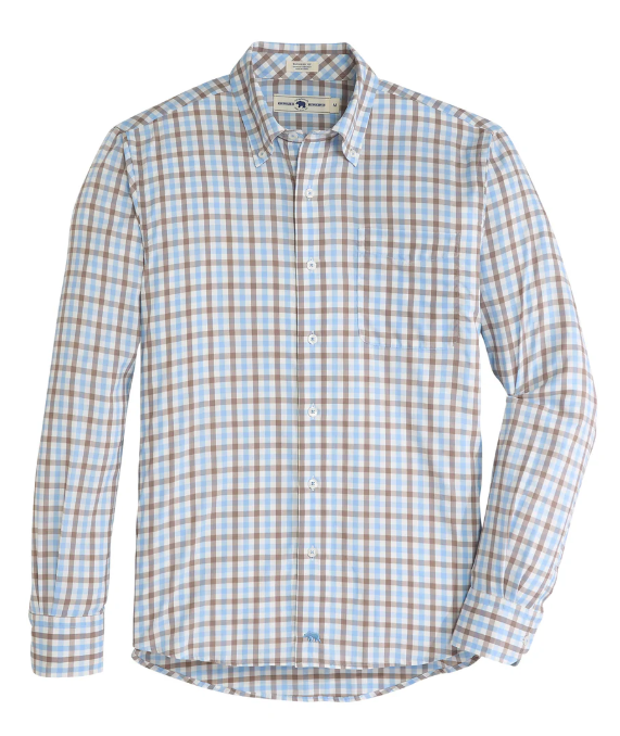Allen Tailored Perf Shirt - Beech