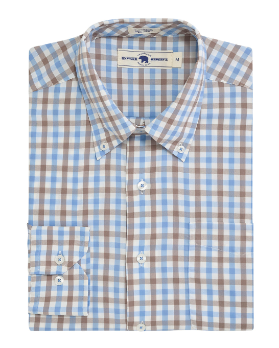 Allen Tailored Perf Shirt - Beech