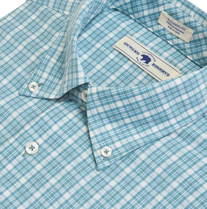 Ruskin Tailored Perf Shirt - Surf
