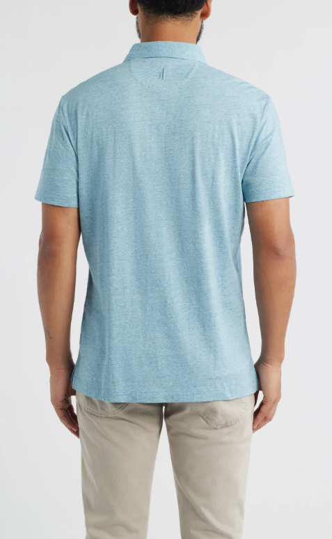 Johnnie-O Starnes Cotton Blend Polo Tropical