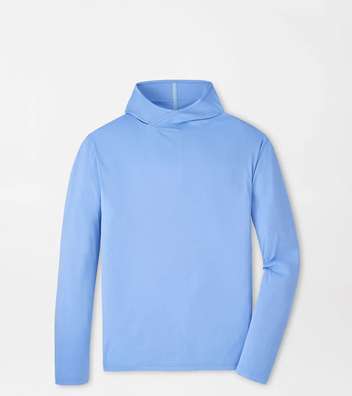 Peter Millar Sun Shirt Hoodie Bluebird