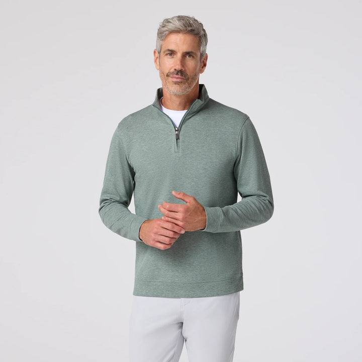 Crandall Quarter Zip - Seagrass Heather