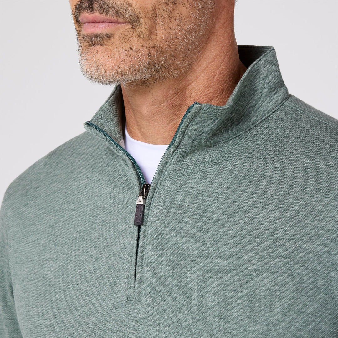 Crandall Quarter Zip - Seagrass Heather