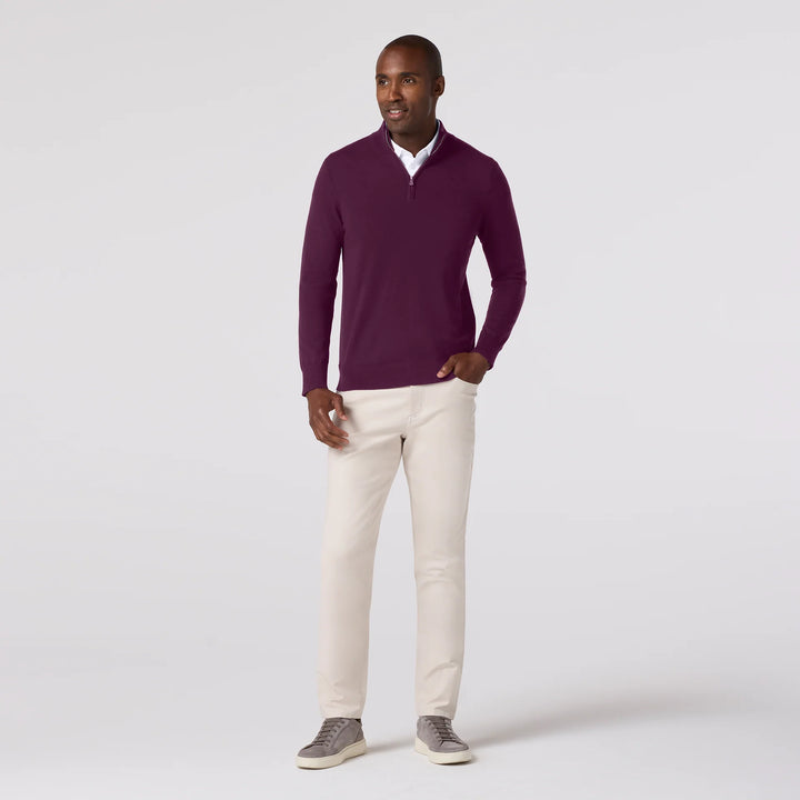 Heritage Quarter Zip - Eggplant