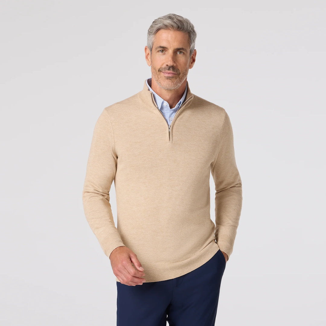 Heritage Quarter Zip - Khaki